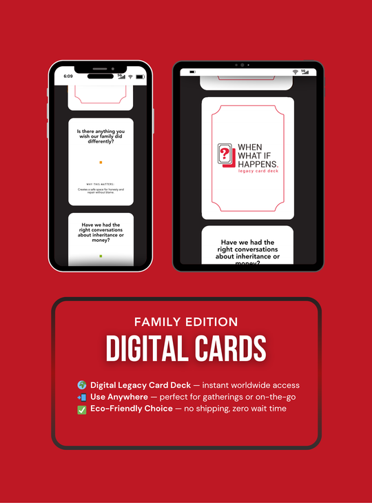 The Legacy Card Deck  Family Edition