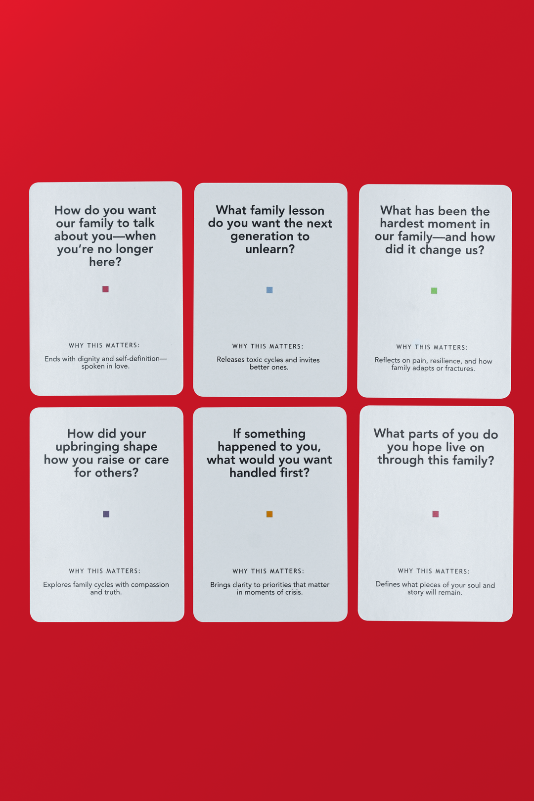 The Legacy Card Deck  Family Edition