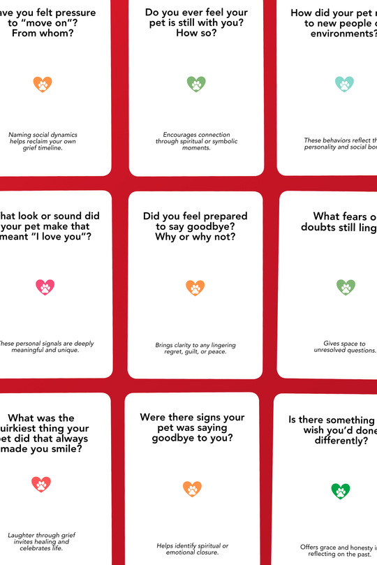 The Legacy Card Deck Pet Loss Edition