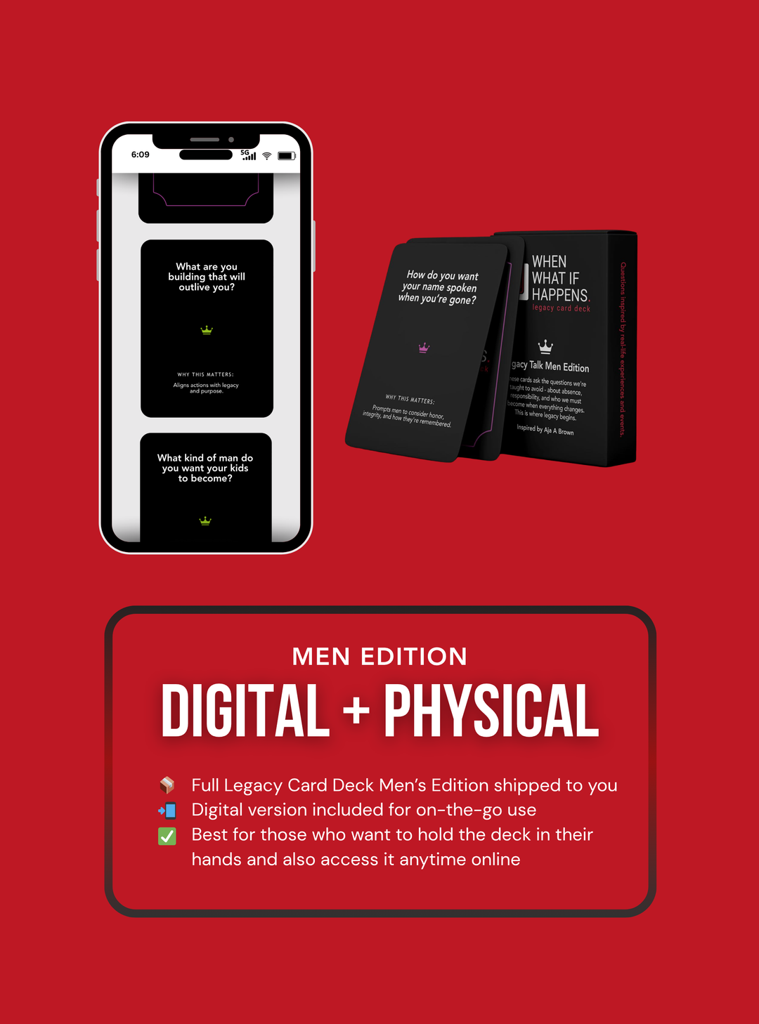 The Legacy Card Deck Men’s Edition