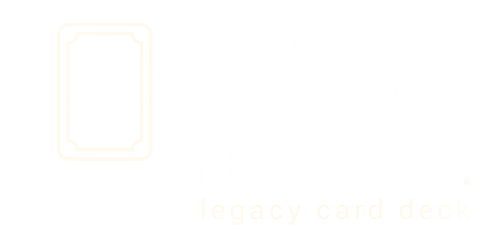 Legacy Deck Logo
