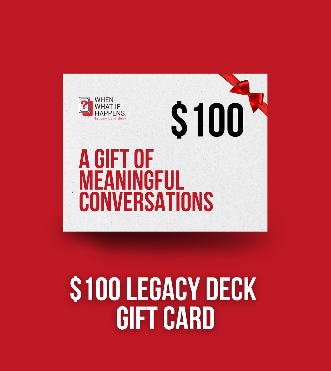 Legacy Card Deck Gift Card