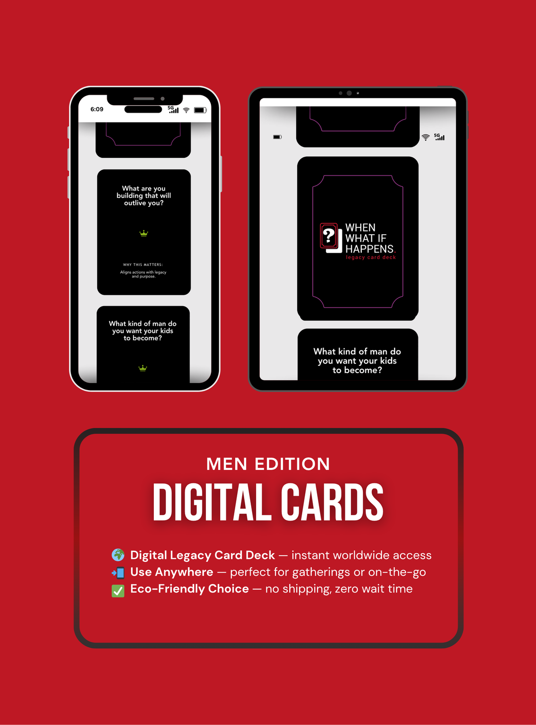 The Legacy Card Deck Men’s Edition