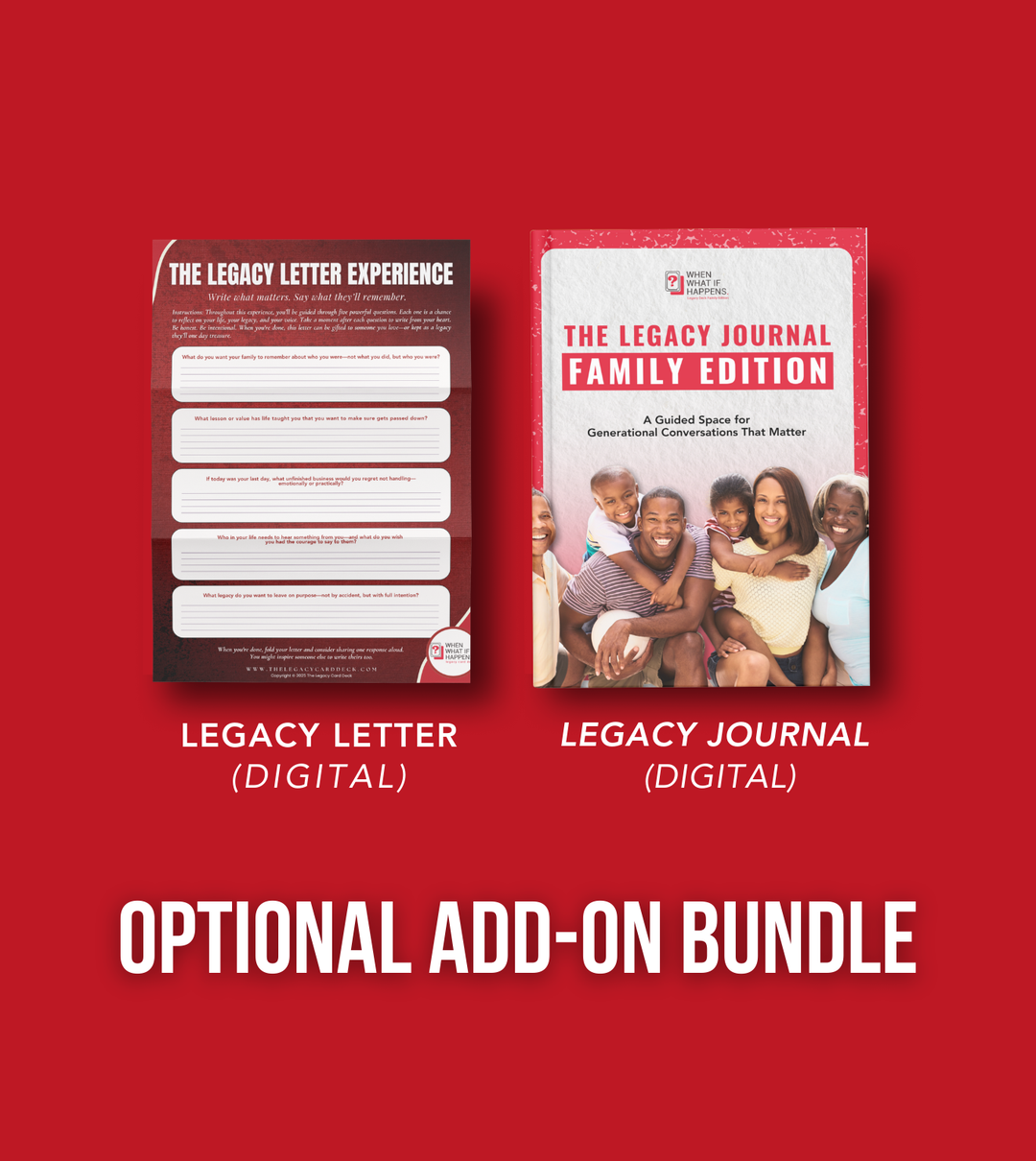 The Legacy Card Deck  Family Edition