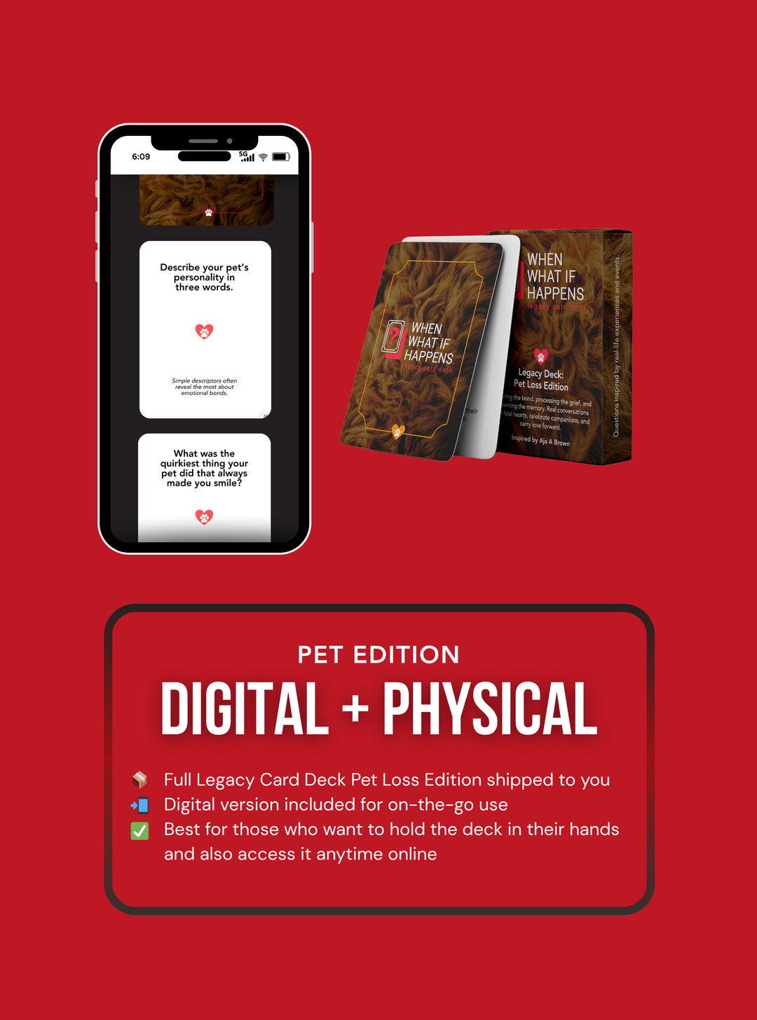 The Legacy Card Deck Pet Loss Edition